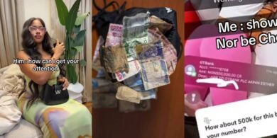 Lady calls man 'intentional' after he sends her ₦500k to get her attention, video stuns internet