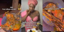 "I'm a Muslim but holy ghost fire" – Reactions as lady reveals her village people eat bats, says it's tasty