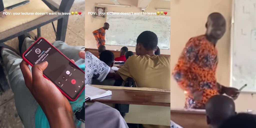 Student calls lecturer during math class to force him to end long lecture, video shocks internet