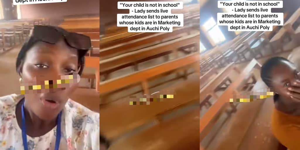 Auchi Polytechnic student reveals empty class, urges parents to question children claiming to be in school