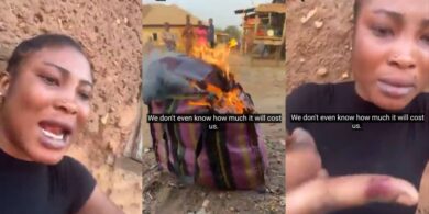 Woman burns sister's clothes, accuses her of affair with husband