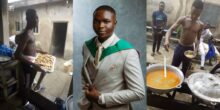 Man who worked as bakery boy to pay school fees graduates with BSc in Finance from UNILAG