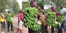 Man humiliated and forced to eat unripe banana after stealing