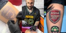 Arsenal fan takes loyalty to extreme, stitches club logo onto skin with needle and thread