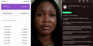 Lady seeks help after receiving ₦1m instead of ₦100k from loan app, customer care hangs up on her calls