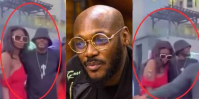 2face Idibia gets cozy with mystery woman amid marriage clash with wife, Annie