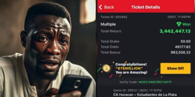 Man wins ₦3.4 million on SportyBet with just ₦50, gets blamed for small stake