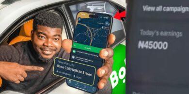 Influencer shares how he earned ₦40,500 in 3 hours during his first 24 hours as a Bolt driver