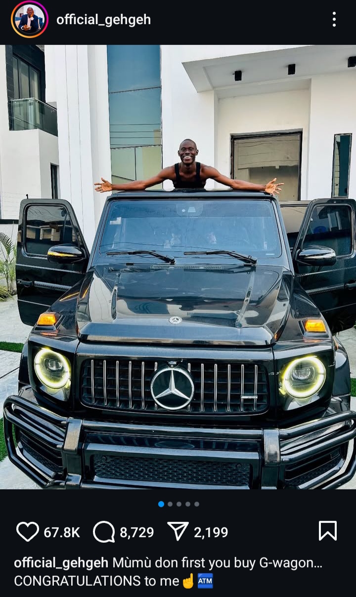 Geh Geh splashes millions on new G-Wagon