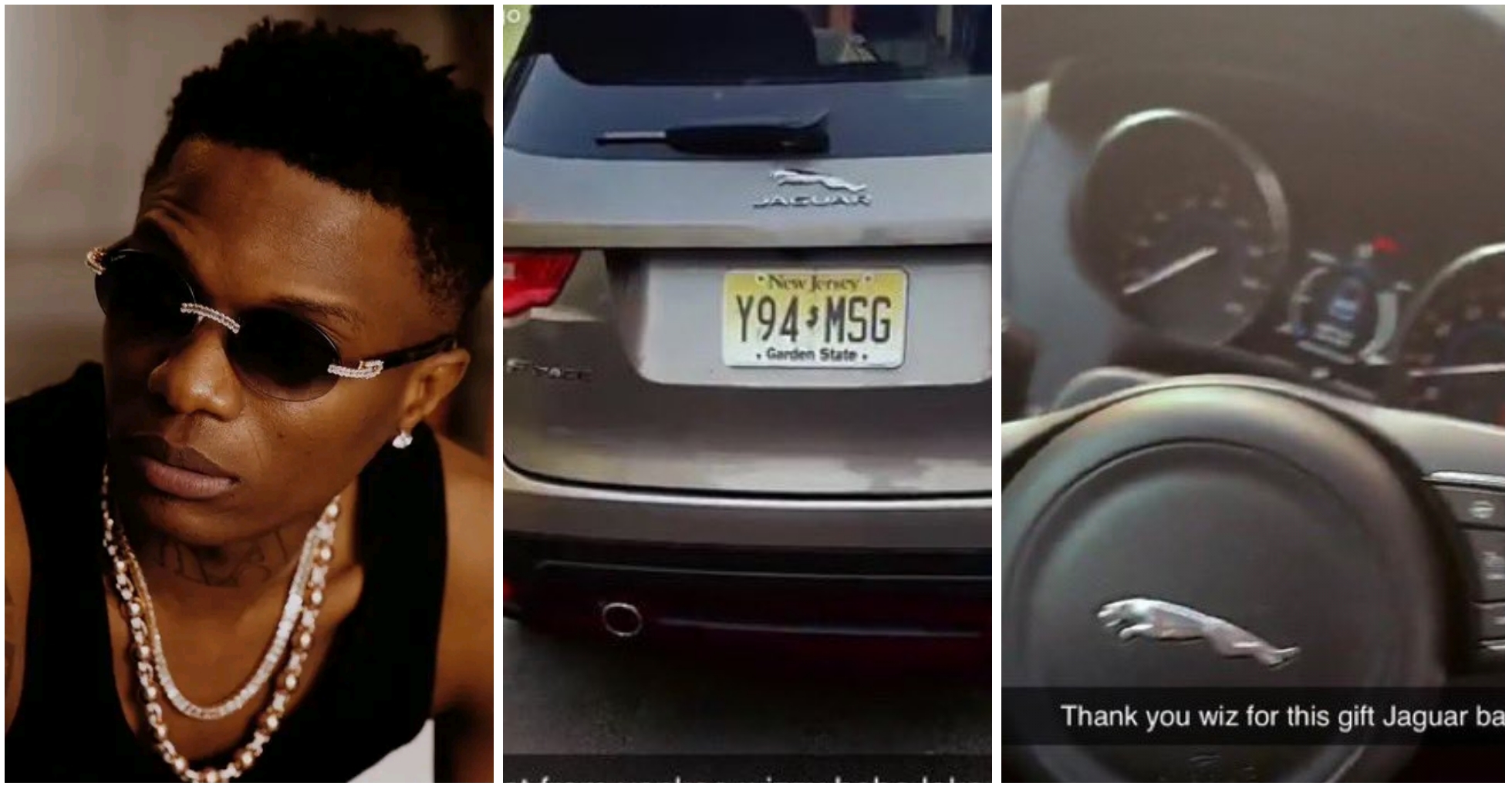 Wizkid gifts his chief security, Yomi Sars Jaguar F Pace SUV