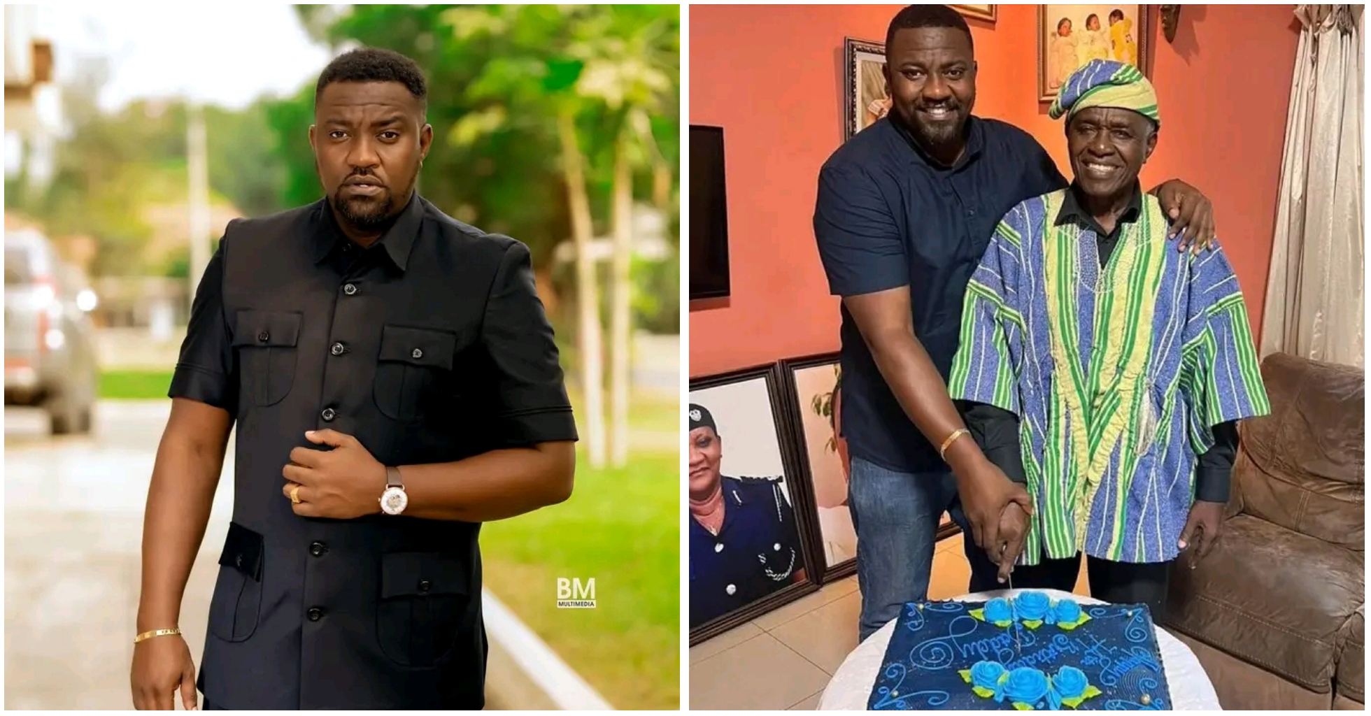 John Dumelo loses father