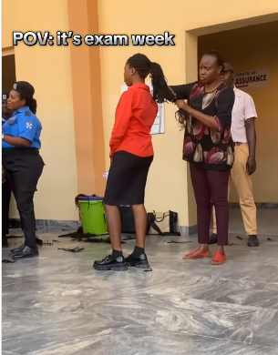 Outrage trail viral video of university staff cutting off students' braids 