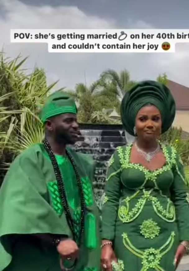 Nigerian lady getting married on her 40th birthday 