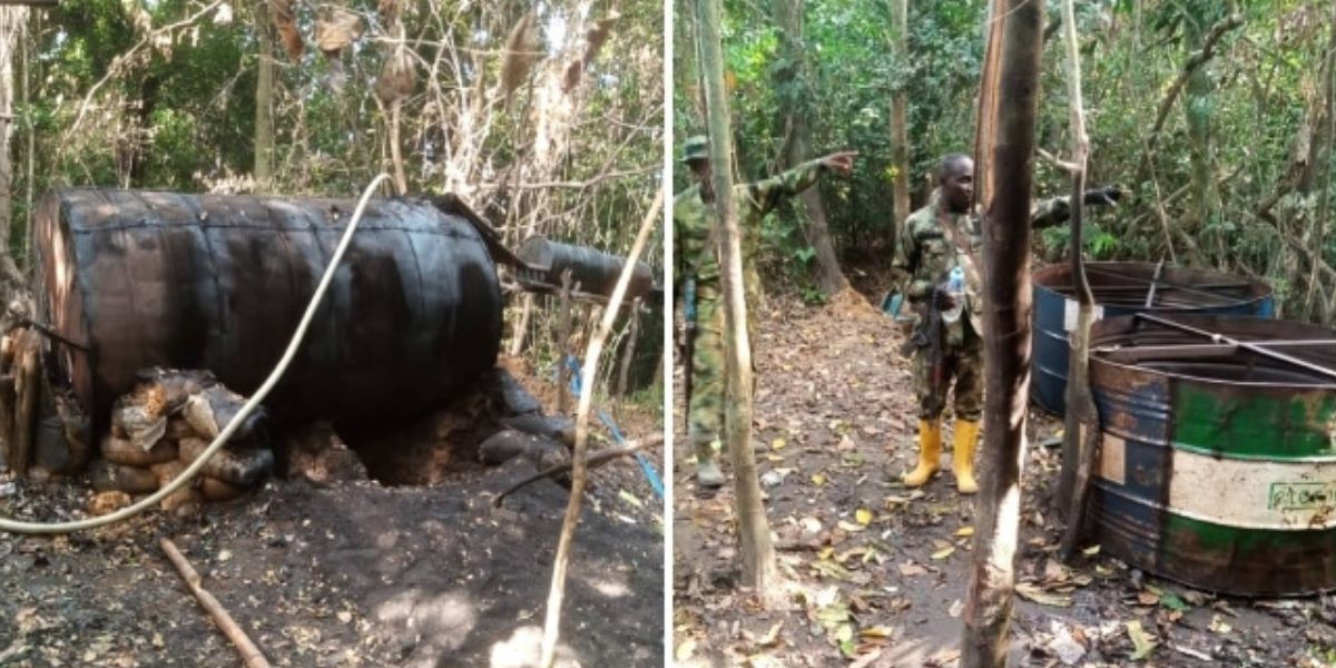 Crude Oil Theft: Army seizes 130,000 litres, dismantles 37 illegal refineries