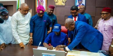 Gov Okpebholo swears in new Edo commissioners, assigns portfolios