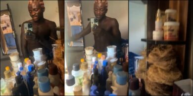 Portable stirs reactions as he shows off his skincare collection