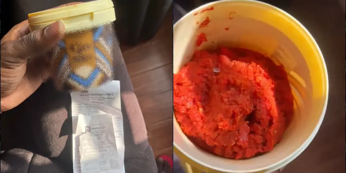 Man buys ice cream from supermarket, finds blended pepper in it