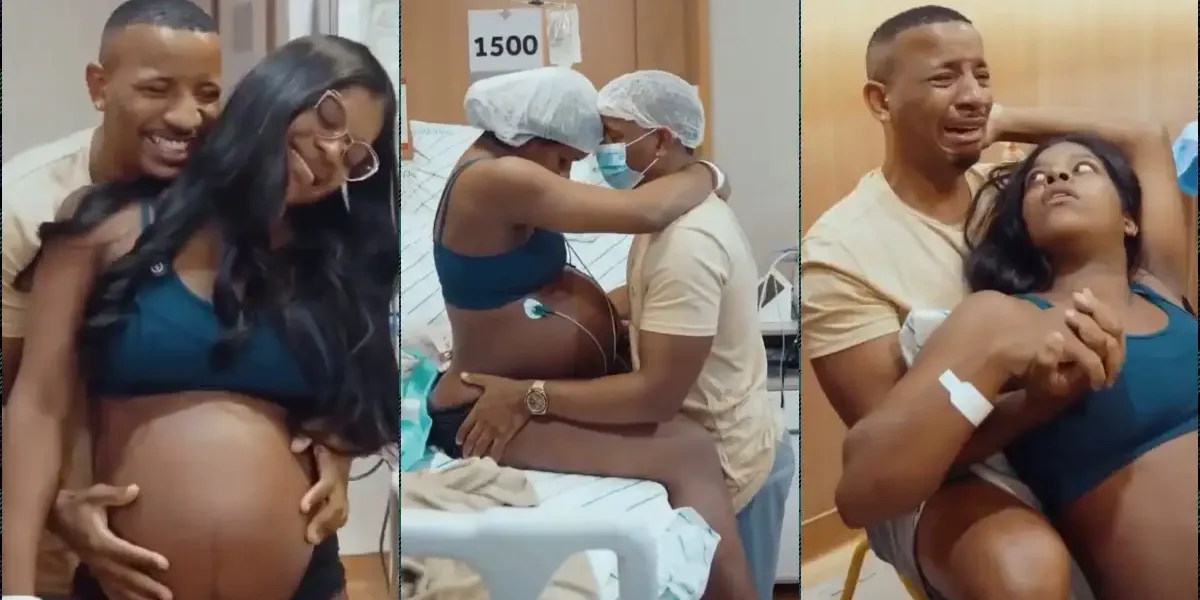 Man’s tearful reaction to baby’s birth wins hearts on social media