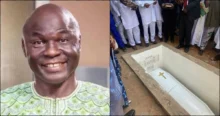 Tears as gospel actor Baba Gbenro is laid to rest