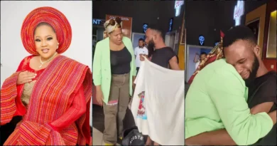 Toyin Abraham moved to tears by fan's heartfelt gesture