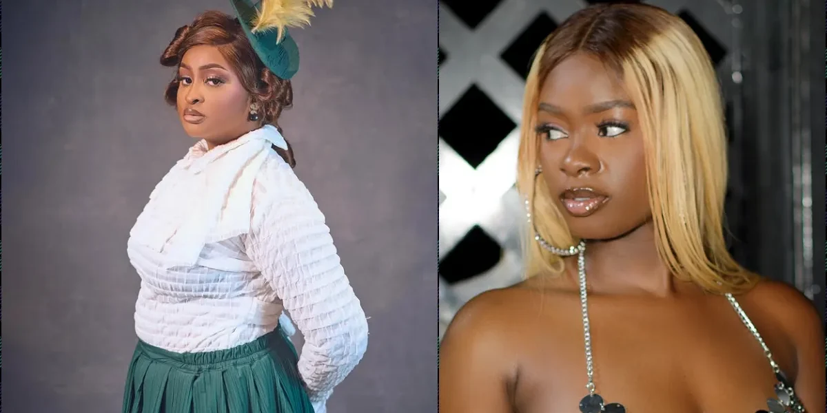 "We didn't forget what you did" - Etinosa blasted for criticizing lady's skimpy dress