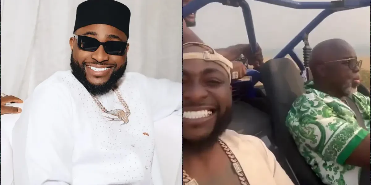 Davido chills with ex-NFF boss Amaju Pinnick years after public fallout