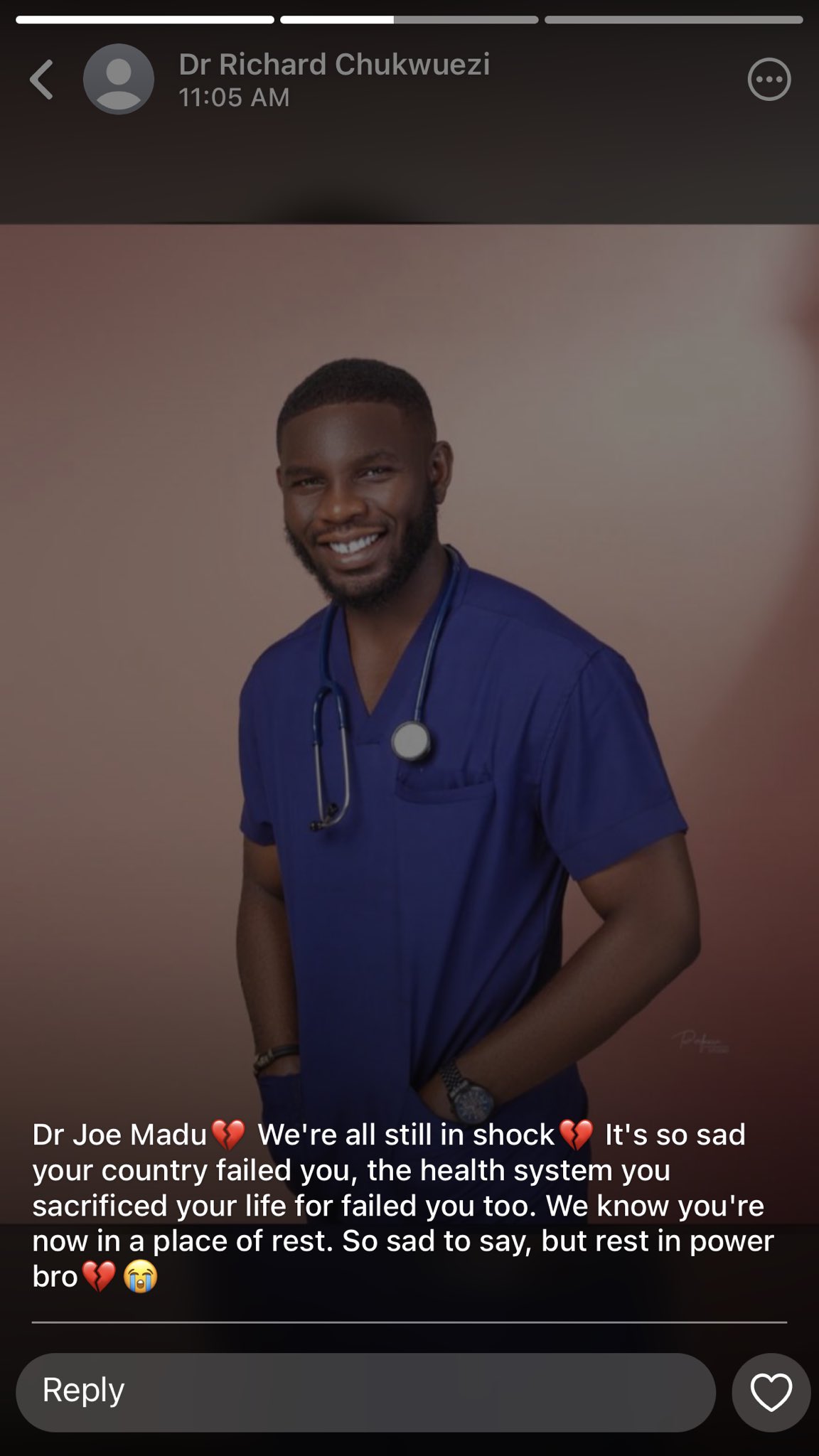 Nigerian Doctor Allegedly Passes on After Being Denied His Sick Leave