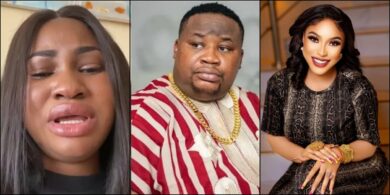 Cubana Chief Priest's alleged baby mama vows to continue dragging him, shares how Tonto Dikeh sent her N1M