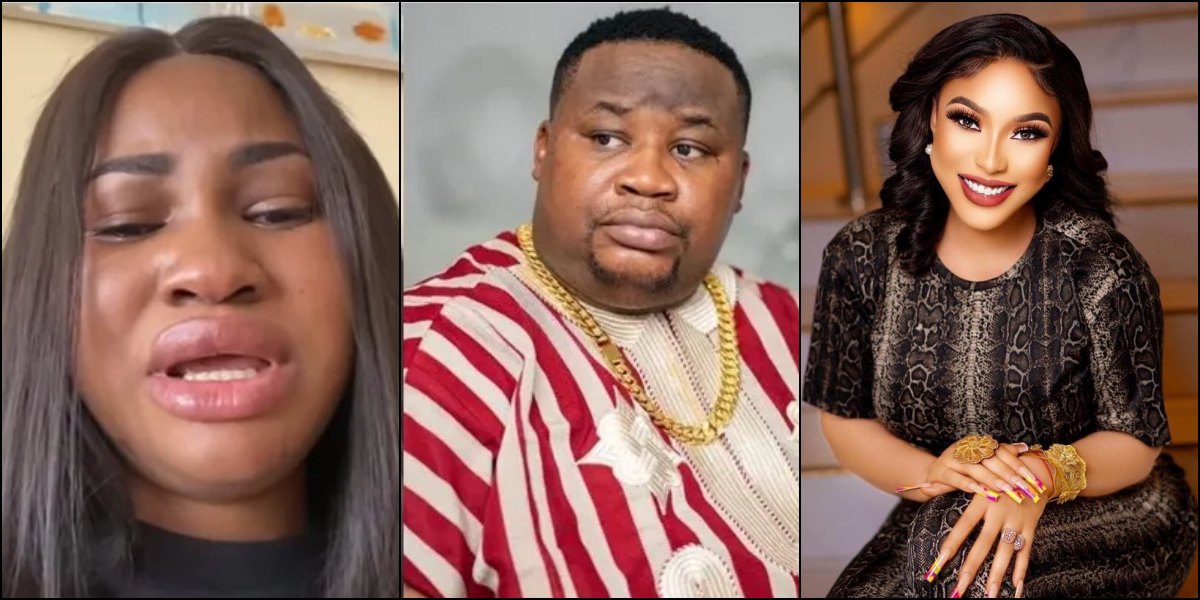 Cubana Chief Priest's alleged baby mama vows to continue dragging him, shares how Tonto Dikeh sent her N1M