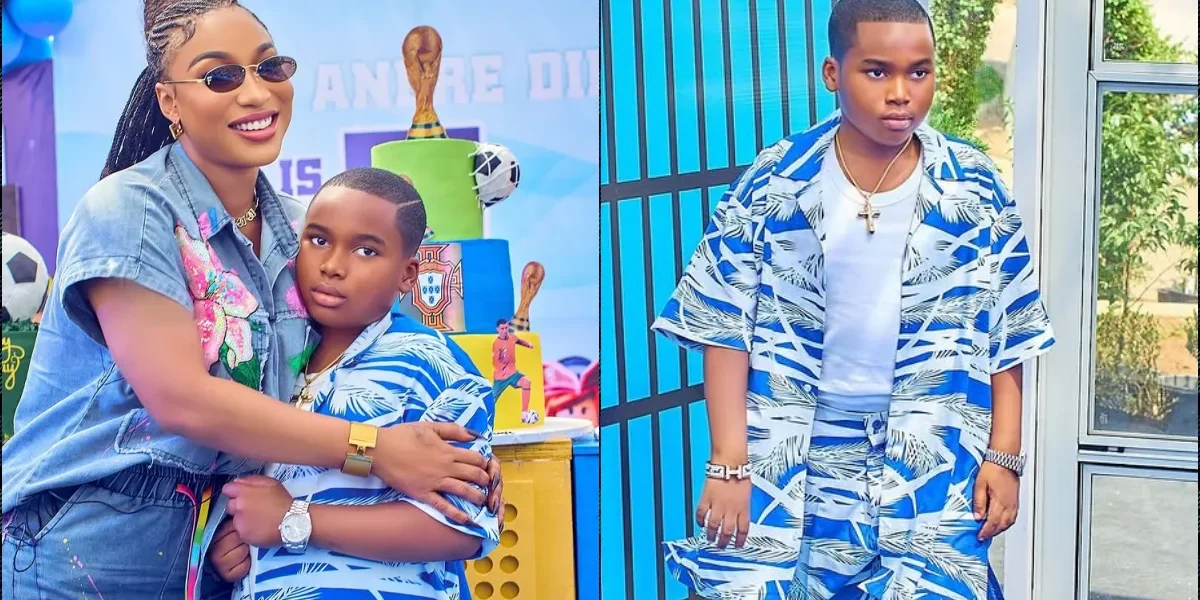 Tonto Dikeh celebrates son Andre’s 9th birthday, calls him her ‘greatest gift’