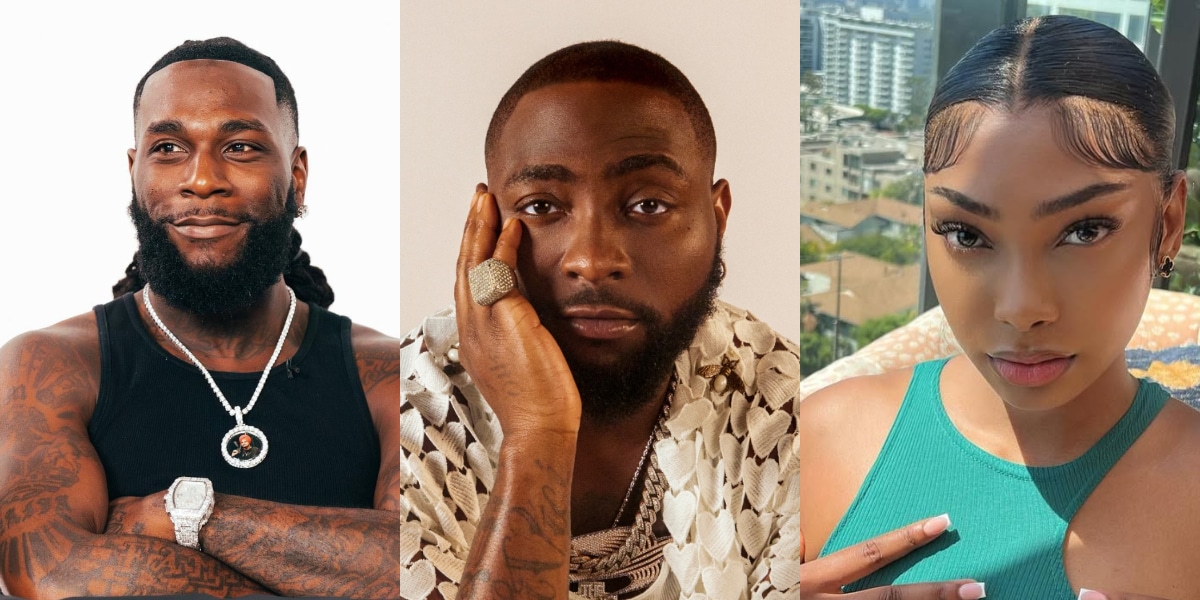 Burna Boy Davido sophia egbueje