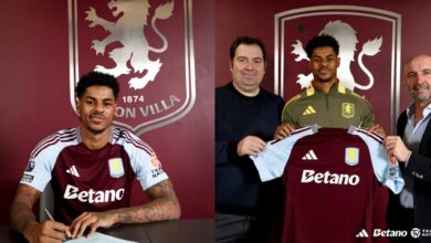 Official: Marcus Rashford joins Aston Villa on loan from Manchester United