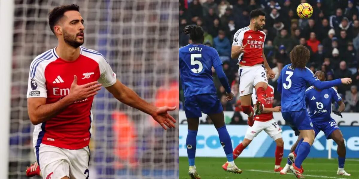 EPL: Merino strikes twice against Leicester as Arsenal stay in title race