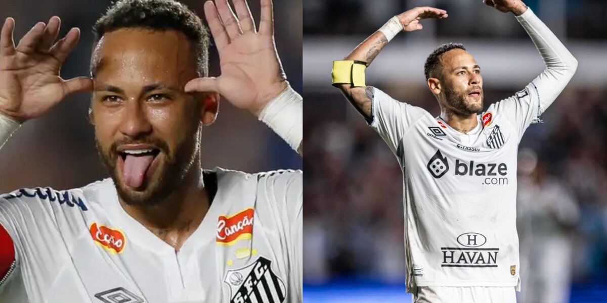 Neymar hails teammates after netting first goal since returning to Santos