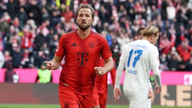 Bundesliga: Kane's brace on 50th appearance helps Bayern survive late Kiel comeback