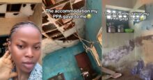 Corper flaunts dilapidated house her PPA offered her as accomodation