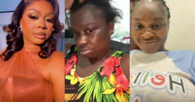 Pregnant lady laments over her facial transformation, shares video