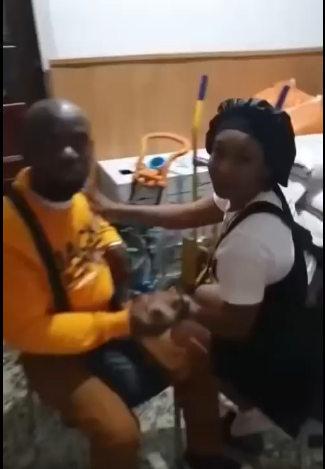 Drama as man catches his wife with another man