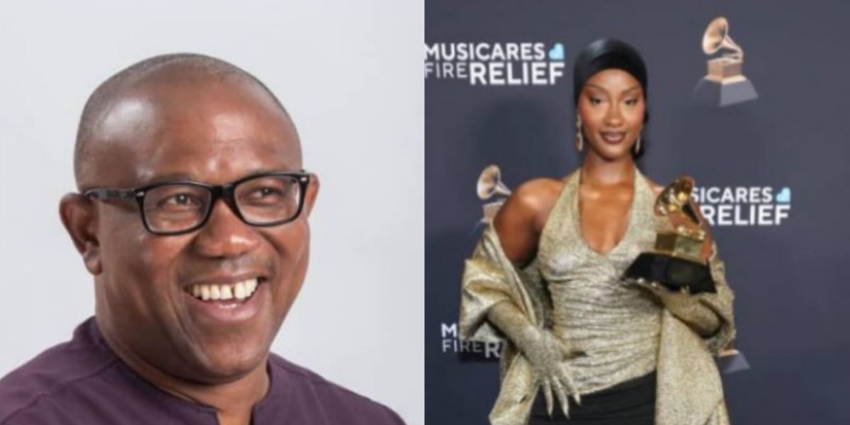 Peter Obi congratulates Tems on Grammy win