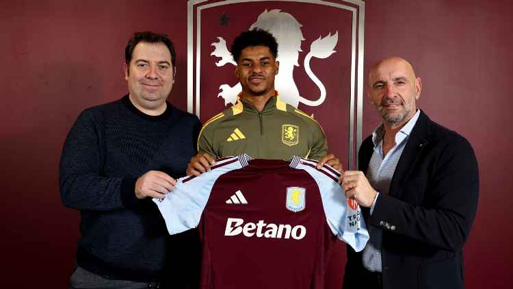 Official: Marcus Rashford joins Aston Villa on loan from Manchester United