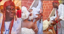 Ooni of Ife hosts grand homecoming for Olori Ashley, newborn Prince