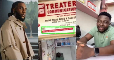 Cubana Chief Priest’s brother opens new store after $30K gift from Burna Boy