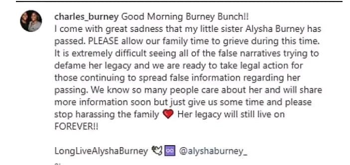 Charles Burney Instagram post 