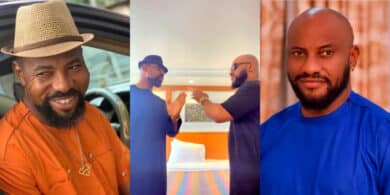 Yul Edochie finally reconciles with brother, Linc Edochie