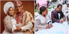 "A father indeed" - Tope Alabi’s daughter gushes over stepdad, snubs biological father following wedding