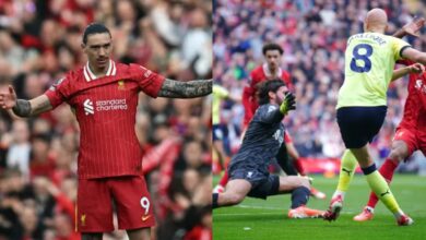 Liverpool 3-1 Southampton: Nunez inspires comeback after avoiding red card