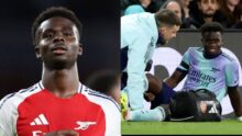 Bukayo Saka tipped to return ahead of Arsenal’s Champions League clash with Real Madrid