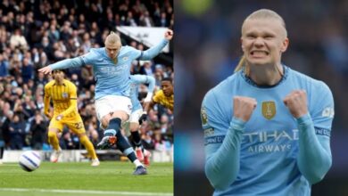 Haaland breaks Premier League record as Man City draw 2-2 with Brighton