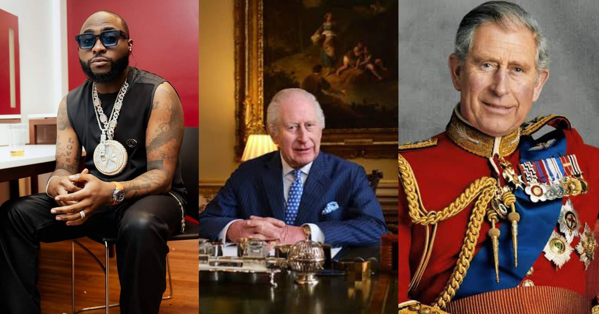 Davido reacts as King of England declares love for his music