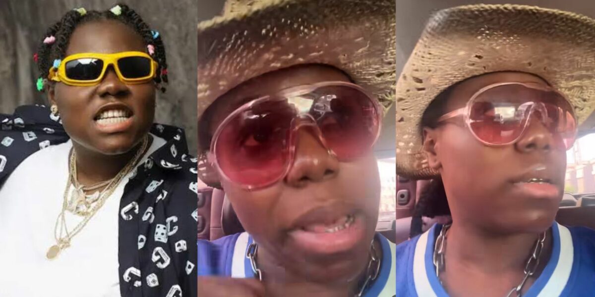 Moment Teni confronts driver for farting in car